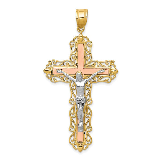 Gold INRI Crucifix Pendants