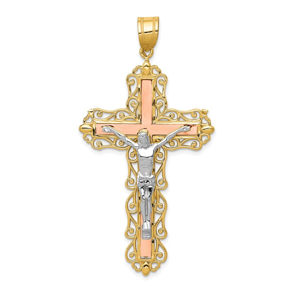 Gold INRI Crucifix Pendants