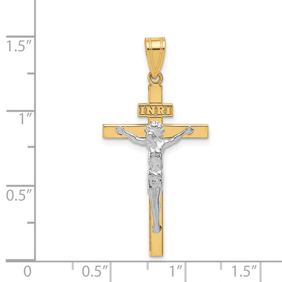 Gold INRI Crucifix Pendants
