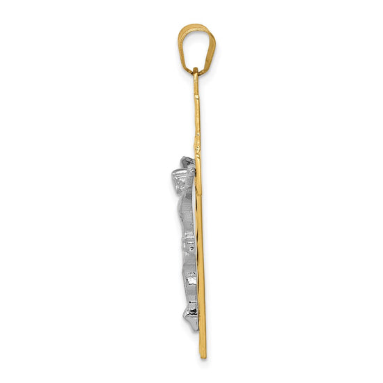 Gold Crucifix Pendant