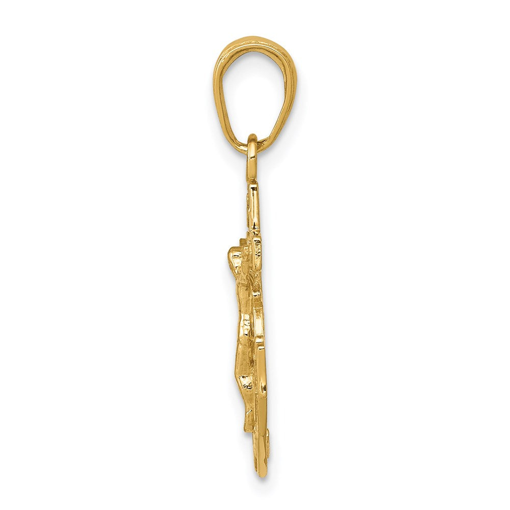 Gold Mariner Crucifix Pendants