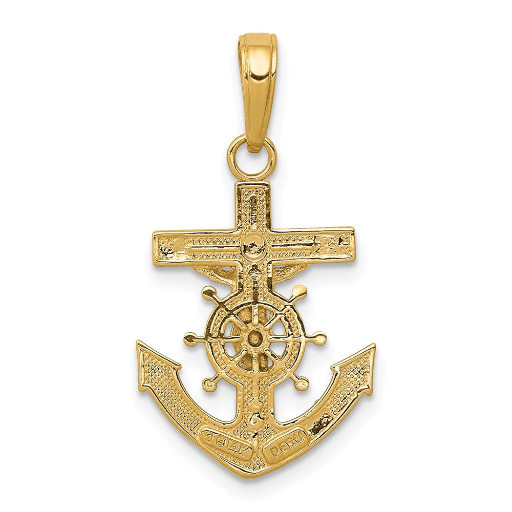 Gold Mariner Crucifix Pendants