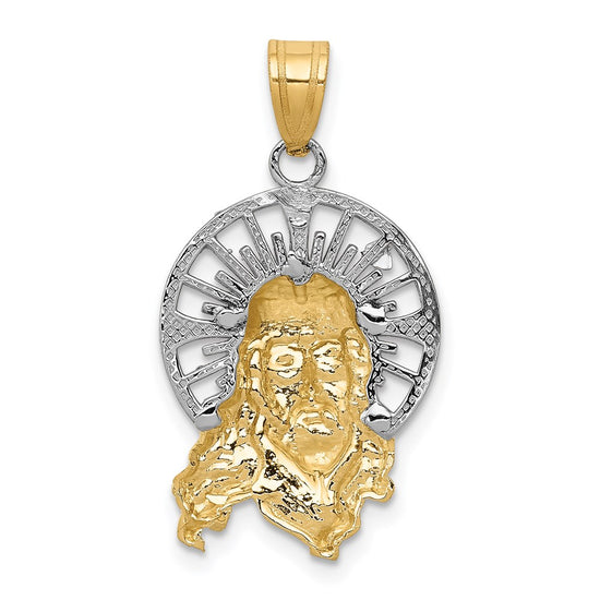 Gold Faces of Jesus Pendants