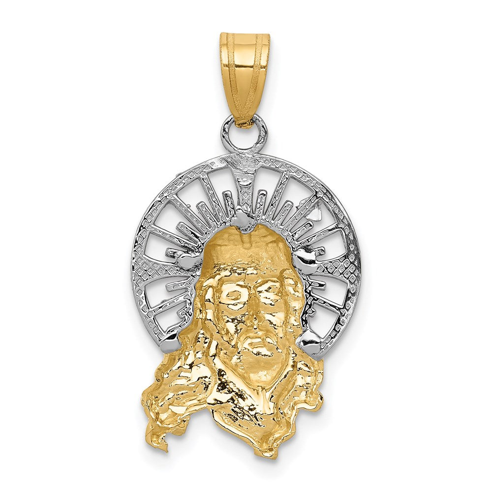 Gold Faces of Jesus Pendants