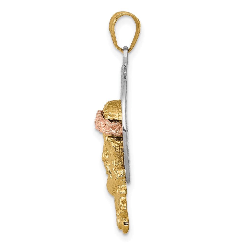 Gold Faces of Jesus Pendants