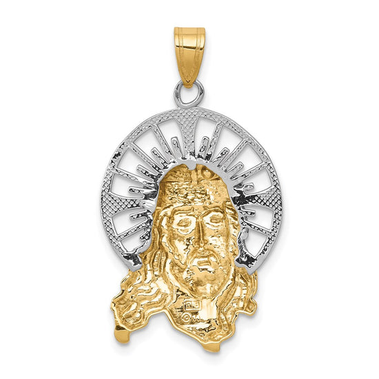 Gold Faces of Jesus Pendants