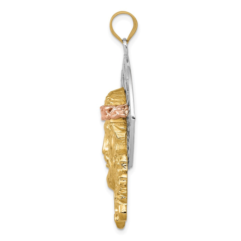 Gold Faces of Jesus Pendants