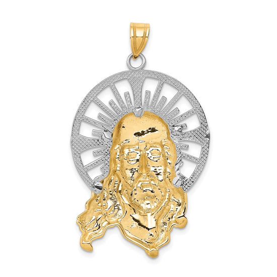 Gold Faces of Jesus Pendants