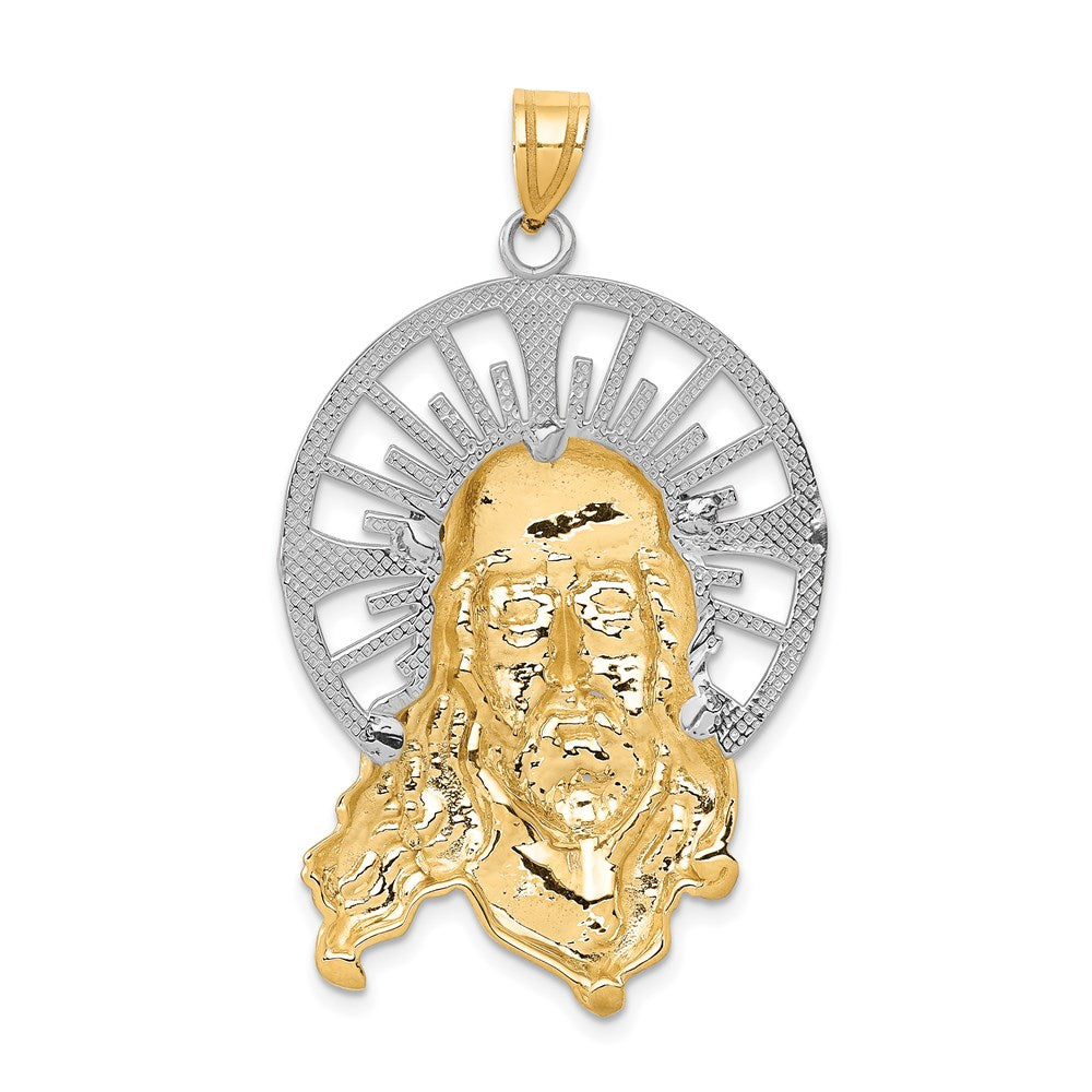 Gold Faces of Jesus Pendants