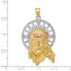 Gold Faces of Jesus Pendants