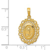 Gold Miraculous Medal Pendants
