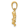 14k  3-D Small Guardian Angel Pendant