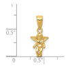 14k  3-D Small Guardian Angel Pendant
