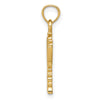 14k Menorah Pendant