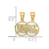 Gold Break-apart Cut-out BEAST FRIENDS Pendant