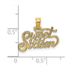 14K SWEET SIXTEEN Charm