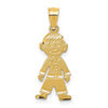 14k Boy Charm