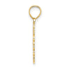 14K MOM in Heart Charm