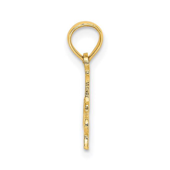 14k #1 GRANDMOTHER Charm