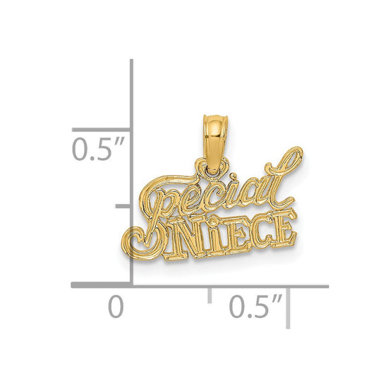 14K SPECIAL NIECE Charm