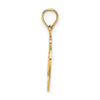 14K #1 SISTER in Heart Charm