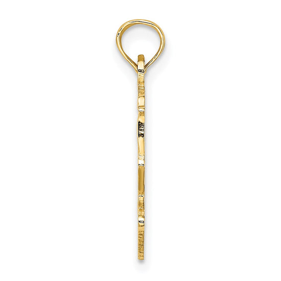 14K BIG SIS in Heart Charm