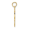 14K LIL SIS in Heart Charm