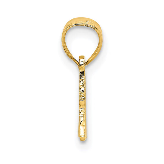 14k #1 GRANDPA Charm