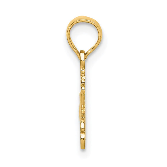 14K #1 PRINCESS with Crown Charm