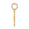 14K #1 PRINCESS with Crown Charm
