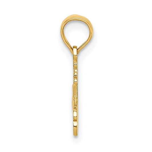 14K #1 PRINCESS with Crown Charm