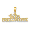 14K #1 PRINCESS with Crown Charm