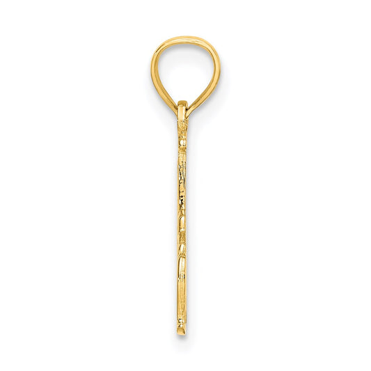 14K #1 NINA  Charm