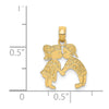 14K Kissing Boy and Girl Charm