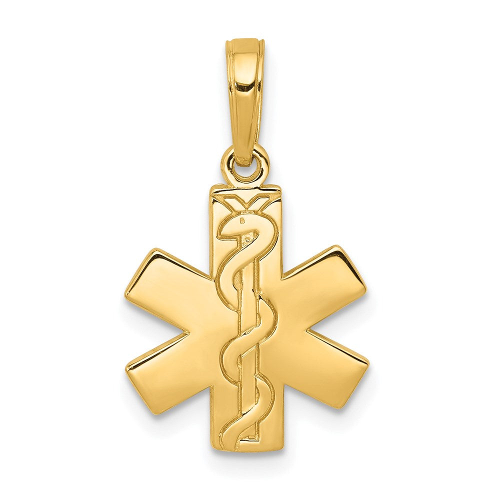 Gold Polished Medical Pendants