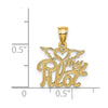 14K HEART MY PILOT Charm