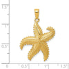 14K Starfish Pendant