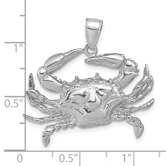 Gold Polished Crab Pendants