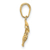 Gold Polished Whale Pendants