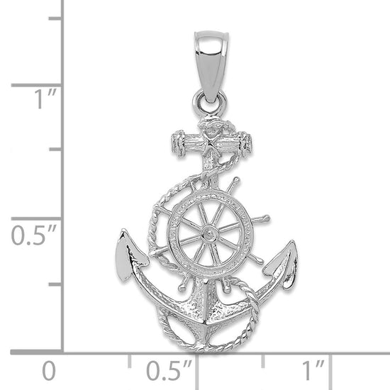 Gold Polished Anchor Pendants