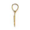 14k SPECIAL TEACHER with Flower Charm