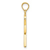 14k Ankh Cross Charm