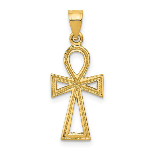 Gold Ankh Cross Pendants