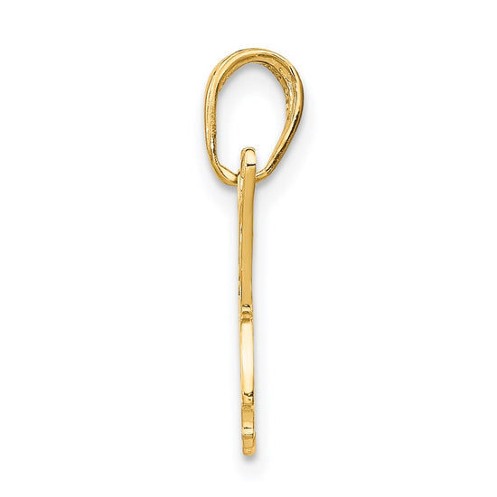 14K Butterfly Cut-out Pendant