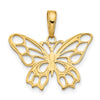 Gold Polished Butterfly Pendants