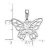 Gold Polished Butterfly Pendants
