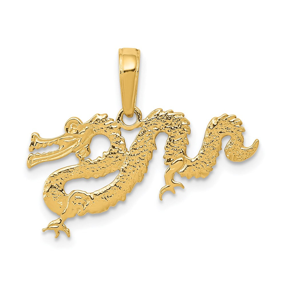 Gold Polished Dragon Pendants