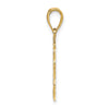 14K Lion Head Pendant