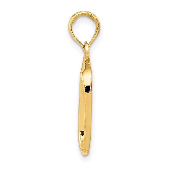 Gold Polished Dog Pendants