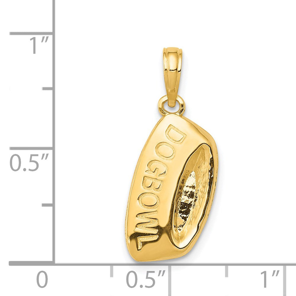 Gold Polished Dog Pendants